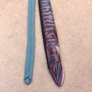 Vintage Ralph Marlin Fish Tie-Muskie